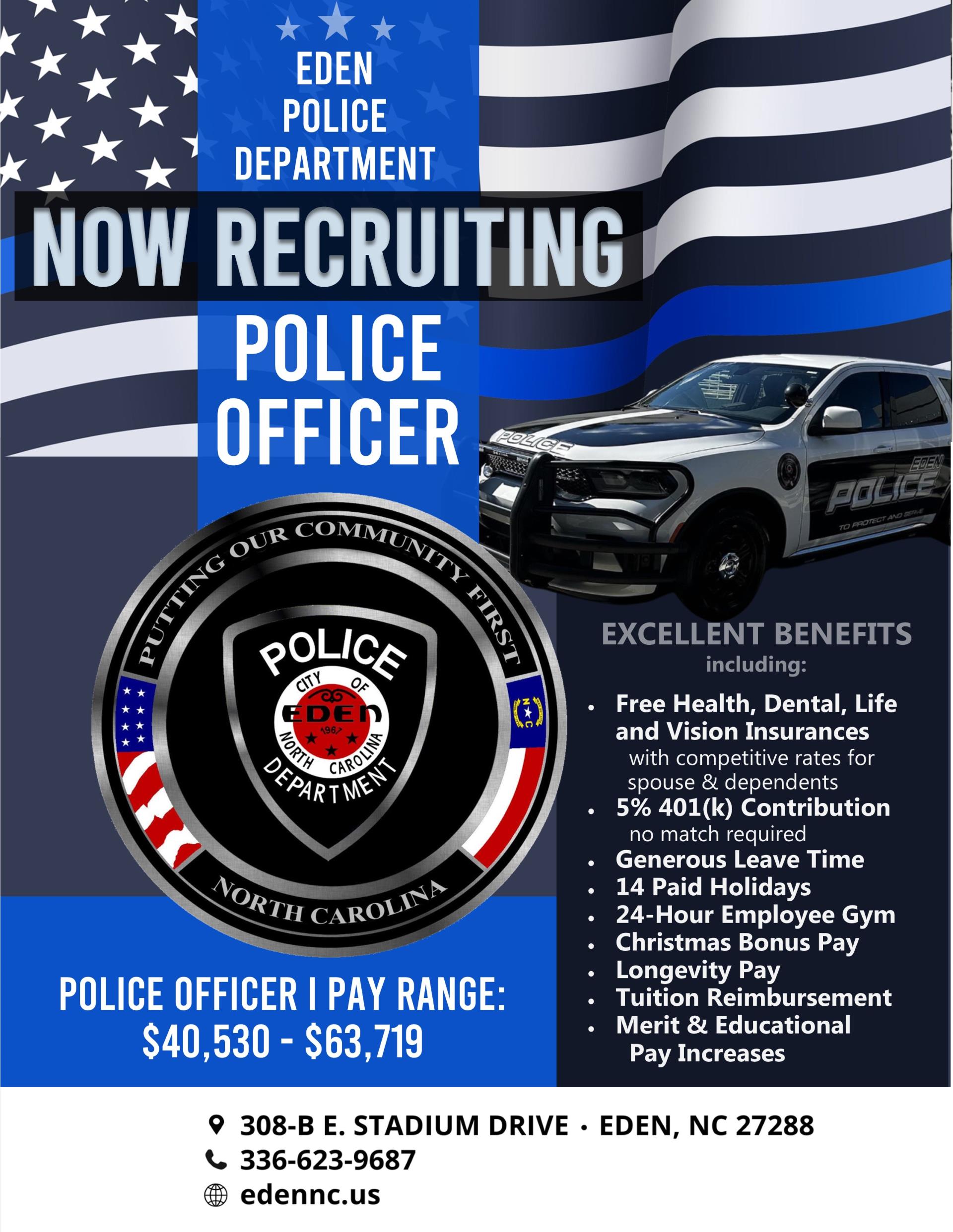 Police Dept Job Posting 2024