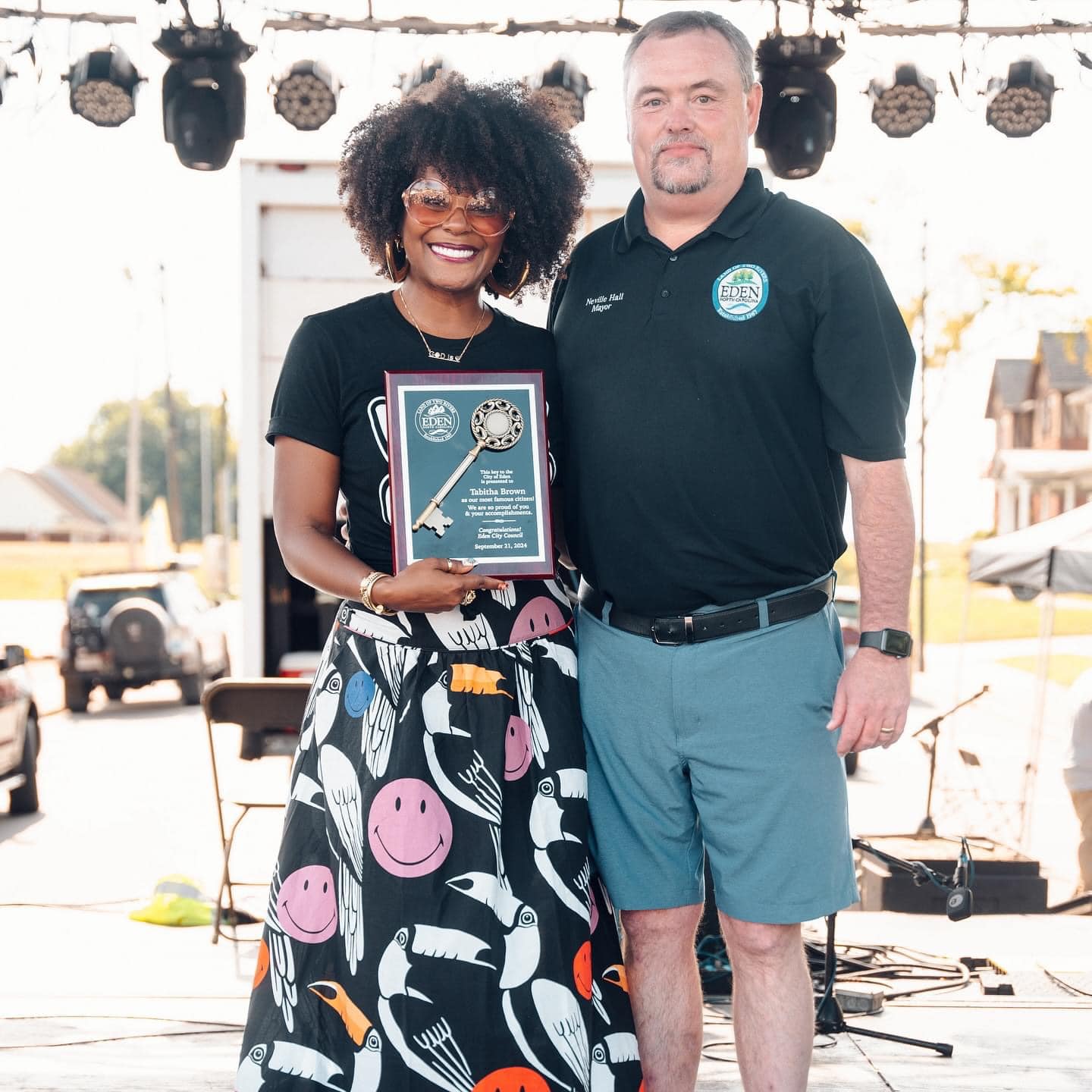 RiverFest 2024 - Tabitha Brown receives key to the city